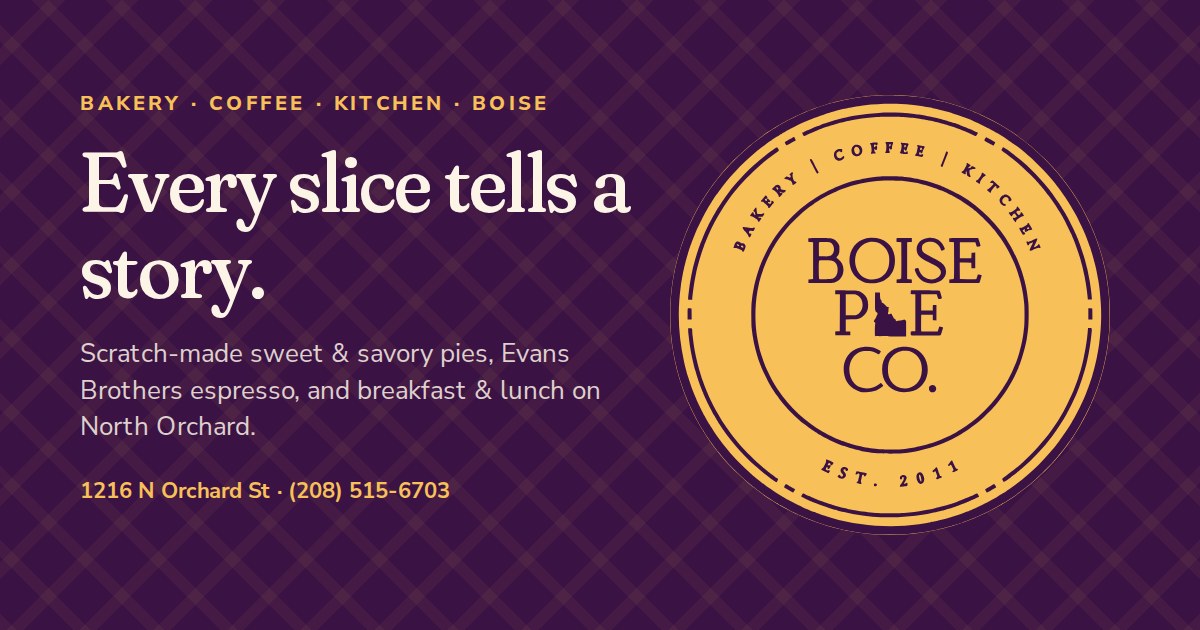 Boise Pie Co. cover